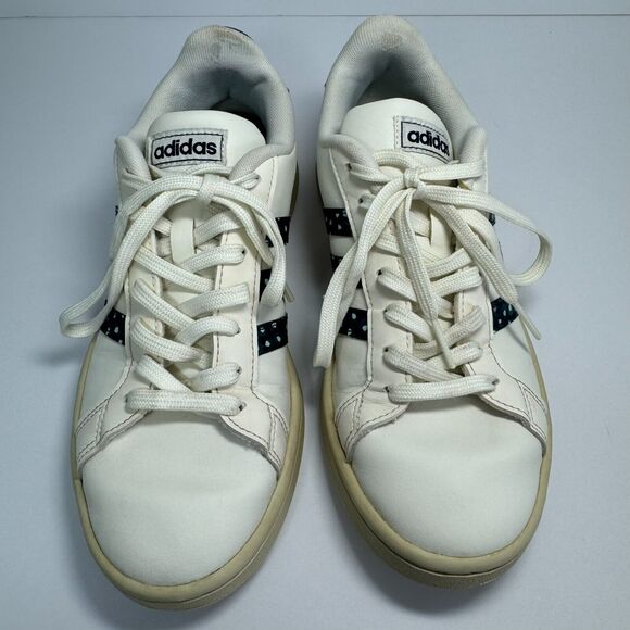 Adidas Shoes Grand Court White Leather Sneakers Women's Size 7‎ - Picture 2 of 8